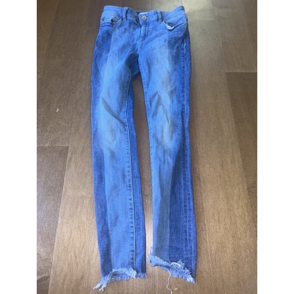 DL1961 Chloe Skinny Ankle Jeans Juniors 14 Girls Women's 26 Distressed Relaxed